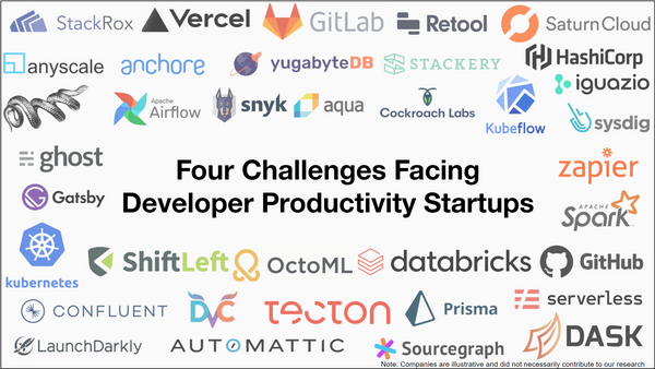 Four Challenges Facing Developer Productivity Startups